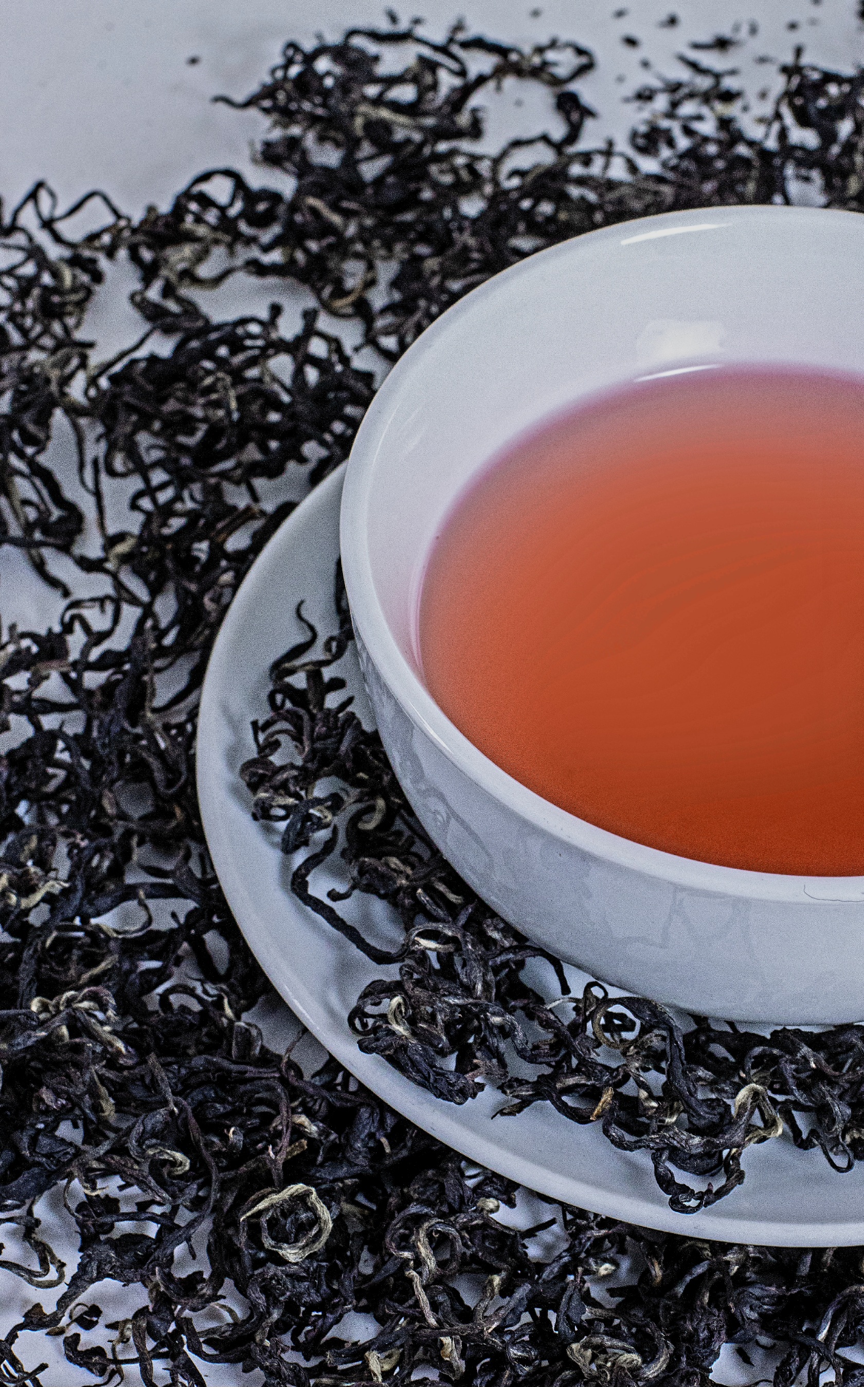 Specialty loose leaf tea representing Kenyan purple tea